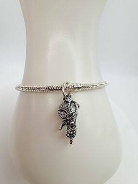 Pandora Marvel Hanging Silver Spider-Man Dangle Charm